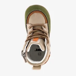 Groot Suede jongens babyschoenen grijs groen Online