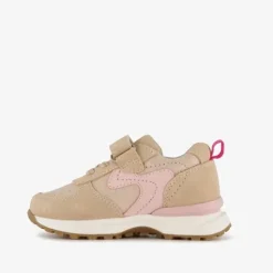 TwoDay Suede meisjes sneakers beige