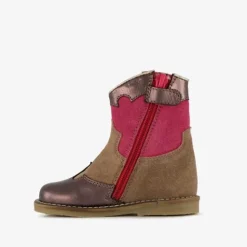 Groot Suede meisjes western enkellaarsjes bruin Online