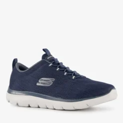 Skechers Summits heren sneakers blauw Outlet