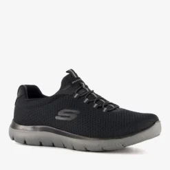 Skechers Summits heren sneakers wide fit zwart Sale