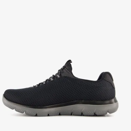 Skechers Summits heren sneakers wide fit zwart Sale