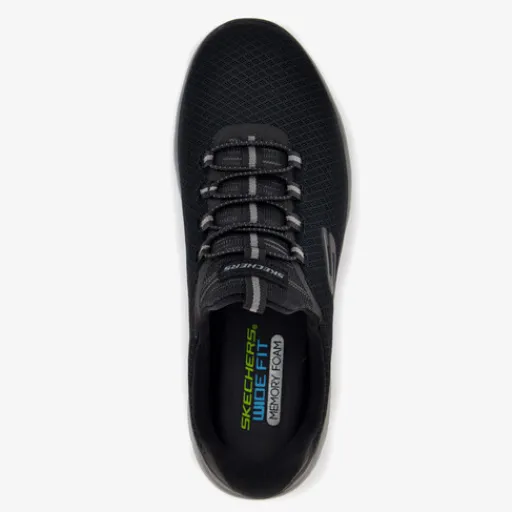 Skechers Summits heren sneakers wide fit zwart Sale