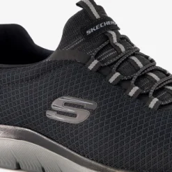 Skechers Summits heren sneakers wide fit zwart Sale