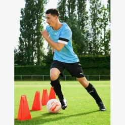 Puma TeamRISE Jersey voetbal T-shirt lichtblauw Hot