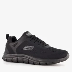 Skechers Track Broader heren sportschoenen zwart