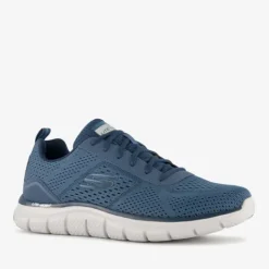 Skechers Track Lusher heren sneakers blauw Clearance