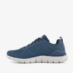 Skechers Track Lusher heren sneakers blauw Clearance