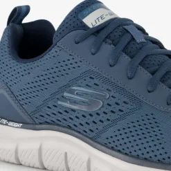 Skechers Track Lusher heren sneakers blauw Clearance