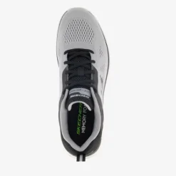 Skechers Track Ripkent heren sneakers grijs zwart Outlet