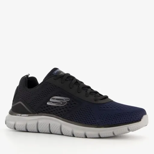 Skechers Track Ripkent heren sneakers blauw Discount