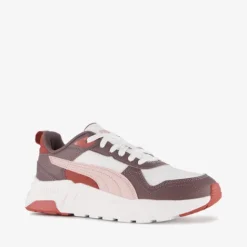 Puma Trinity 2 LT dames sneakers wit paars Outlet