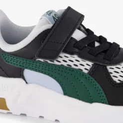 Puma Trinity 2 LT Run Fun AC+ kinder sneakers zwart groen Outlet