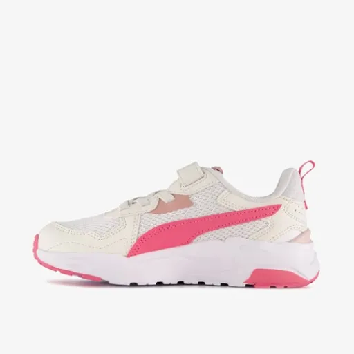 Puma Trinity Lite AC+ PS meisjes sneakers wit roze Discount