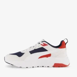 Puma Trinity Lite heren sneakers wit rood Outlet