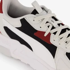 Puma Trinity Lite heren sneakers wit rood New