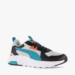 Puma Trinity Lite kinder sneakers grijs blauw Best