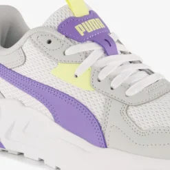 Puma Trinity Lite meisjes sneakers grijs paars Outlet