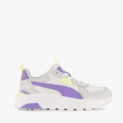 Puma Trinity Lite meisjes sneakers grijs paars Outlet