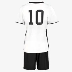 Dutchy Tweedelige kinder sport set wit zwart New