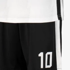 Dutchy Tweedelige kinder sport set wit zwart New