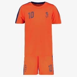 Dutchy Tweedelige kinder sport set oranje blauw