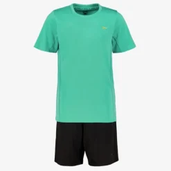 Dutchy Tweedelige kinder sport set groen zwart Discount