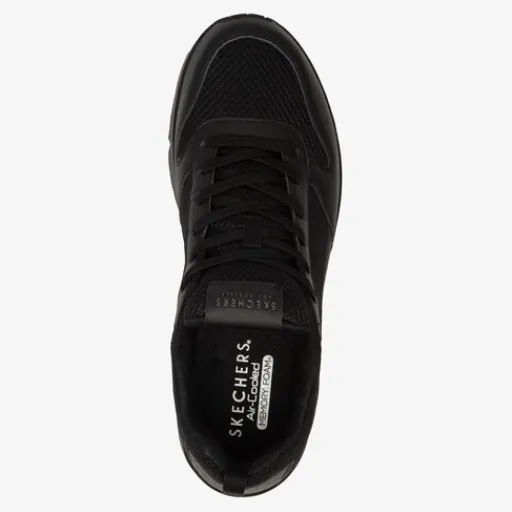 Skechers Uno - Fastime heren sneakers zwart Discount