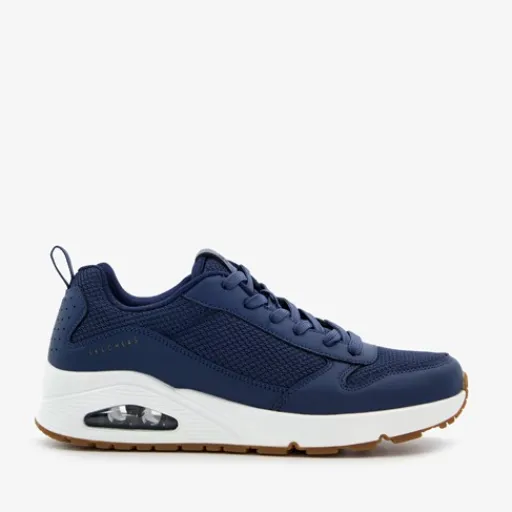 Skechers Uno Fastime heren sneakers blauw Discount