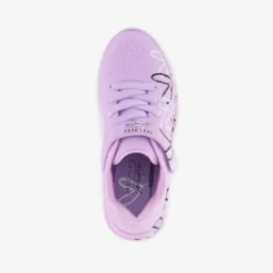 Skechers Uno Lite - Love meisjes sneakers met hartjes lichtpaars Online