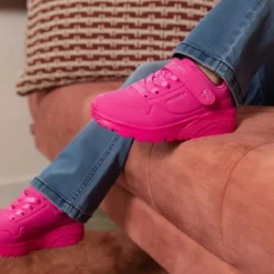 Skechers Uno Lite meisjes sneakers roze Discount