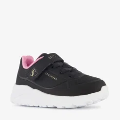 Skechers Uno Lite meisjes sneakers zwart Hot