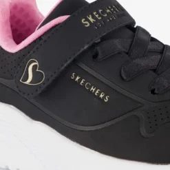 Skechers Uno Lite meisjes sneakers zwart Hot