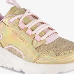 Skechers Uno Lite Metallic Pops Gold Multi sneaker New