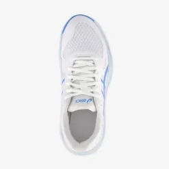 Asics Upcourt 6 dames zaalschoenen wit blauw Outlet