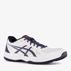 Asics Upcourt 6 heren zaalschoenen wit zwart Hot