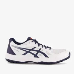 Asics Upcourt 6 heren zaalschoenen wit zwart Hot
