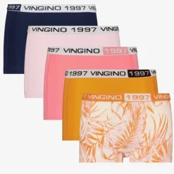 VINGINO meisjes boxershorts oranje roze New