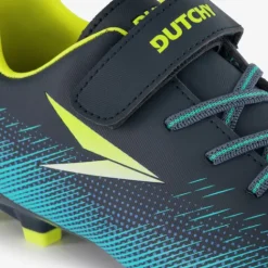 Dutchy Vision FG kinder voetbalschoenen blauw geel Outlet
