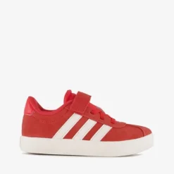 Adidas VL Court 3.0 kinder sneakers rood wit