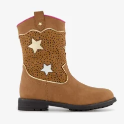 Blue Box Western laarzen met sterren cognac New