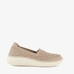 Skechers Wilshire Blvd dames instappers beige