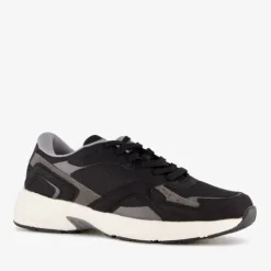 Blue Box Zwarte heren sneakers Best